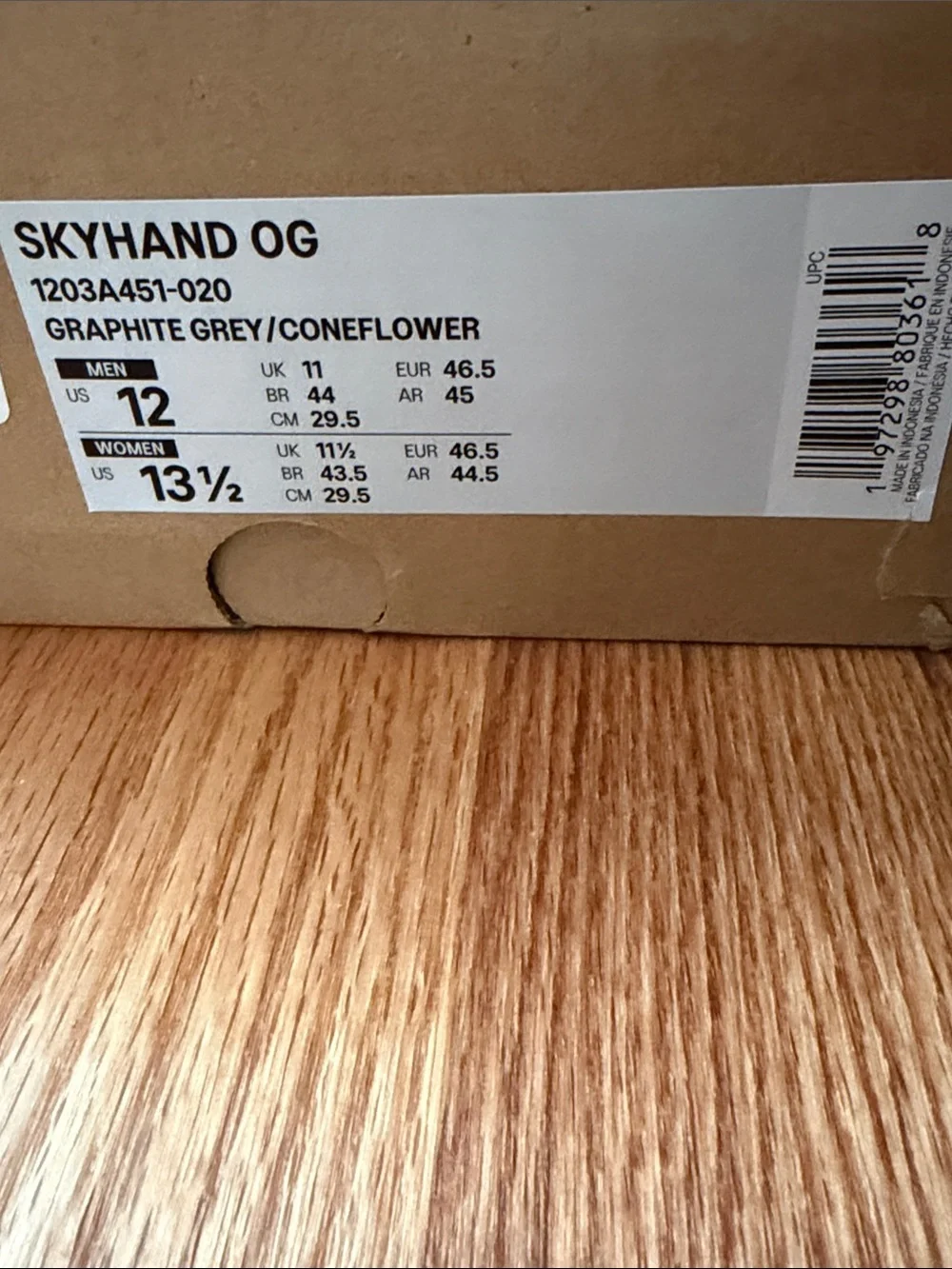 ASICS Skyhand Black Sneakers with Pink Stripes